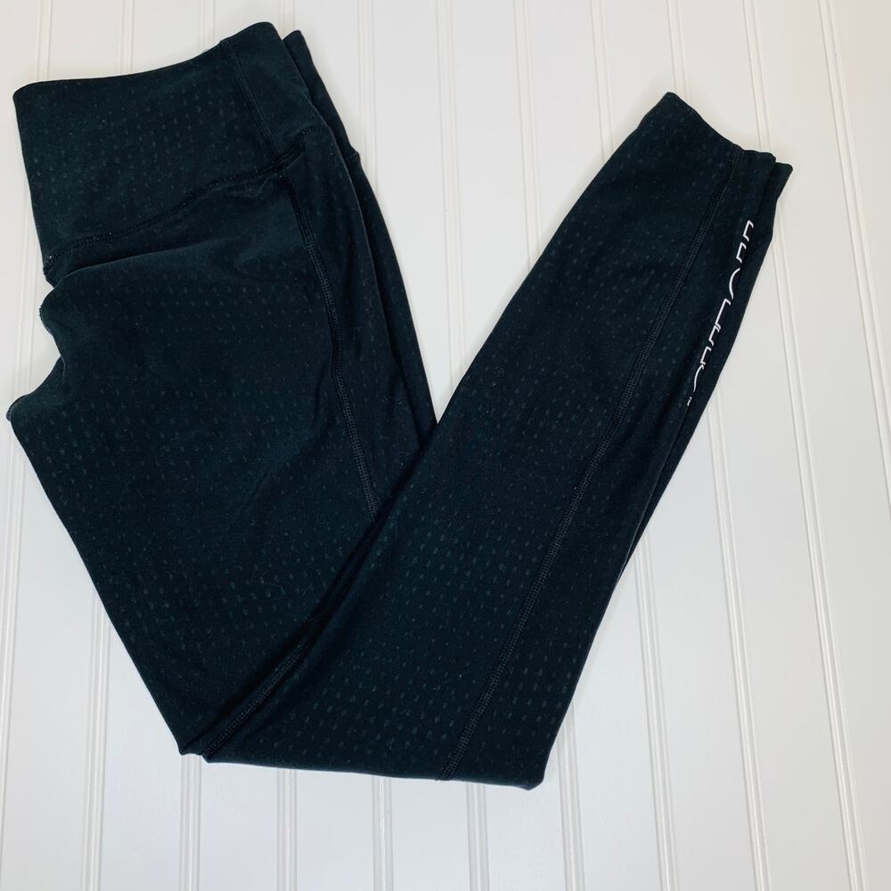 Mizzou Tigers Black Nike Leggings Fine Polka Dot Pattern on the lycra Sz Small